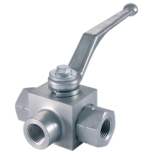 BSP Parallel Female Ball Valve 3 Way T Ported