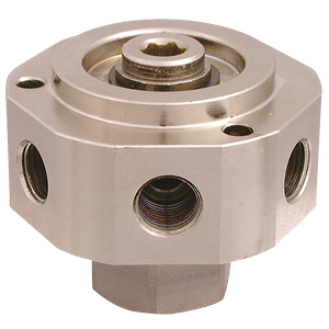 1 x 3/8" BSP Male Inlet x 6 x 1/8" BSP Female Outlets  Rotating Joint