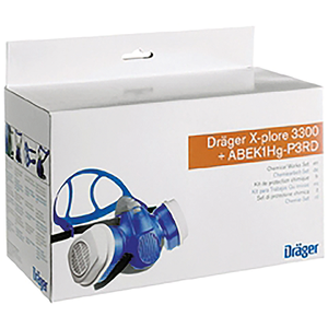 DRAGER X-PLORE 3300 CHEMICAL SET & A1B1E1K1HGP3 FILTERS