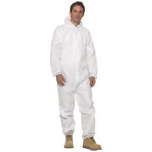 POLYPROPYLENE DISPOSABLE COVERALL SIZE