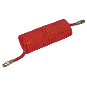 OD RECOIL HOSE RED X AND ENDS