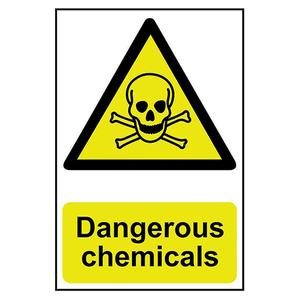 DANGEROUS CHEMICALS - PVC (200  X 300MM)