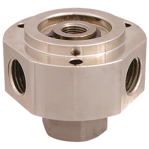 1 x 3/8" BSP Male Inlet x 3 x 1/4" BSP Female Outlets  Rotating Joint